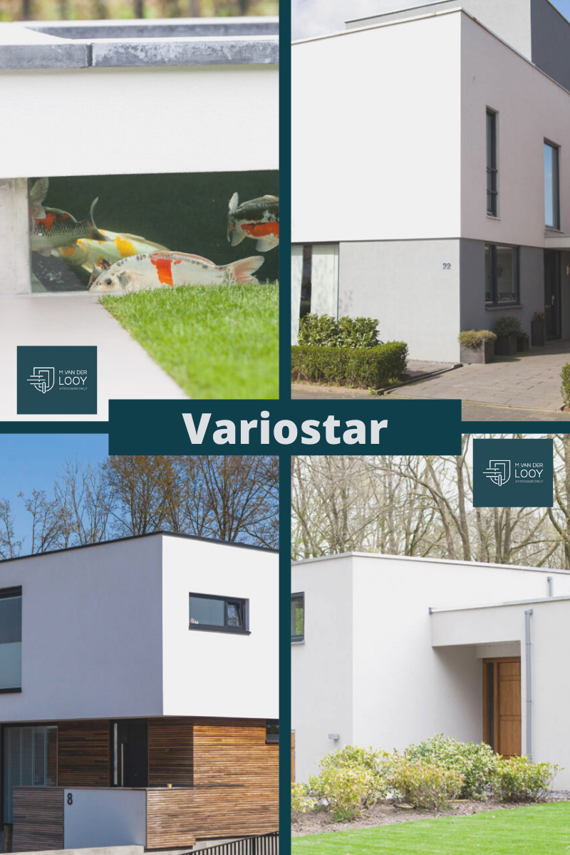 Buitengevelisolatie met Variostar afwerking