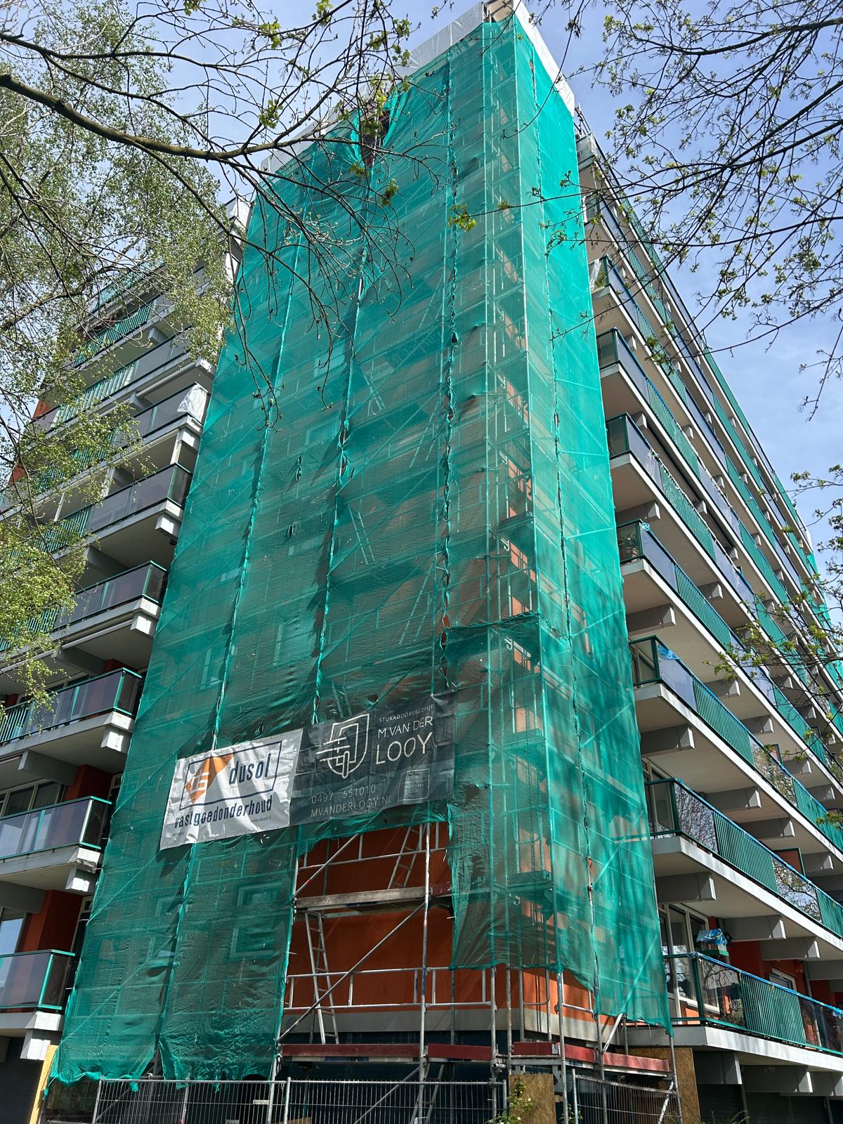 Gevelrenovatie Mortierlaan Eindhoven: fase 2 gestart