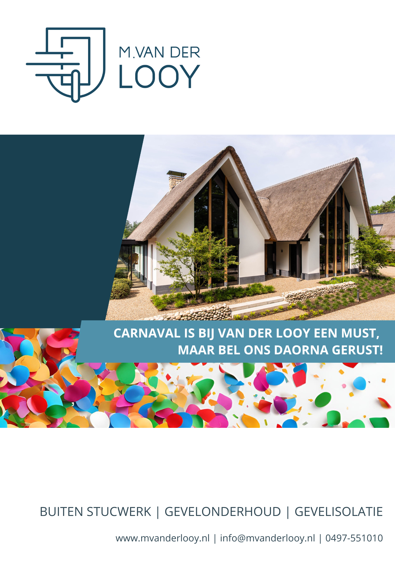 Sluiting tijdens carnaval 2024/2025
